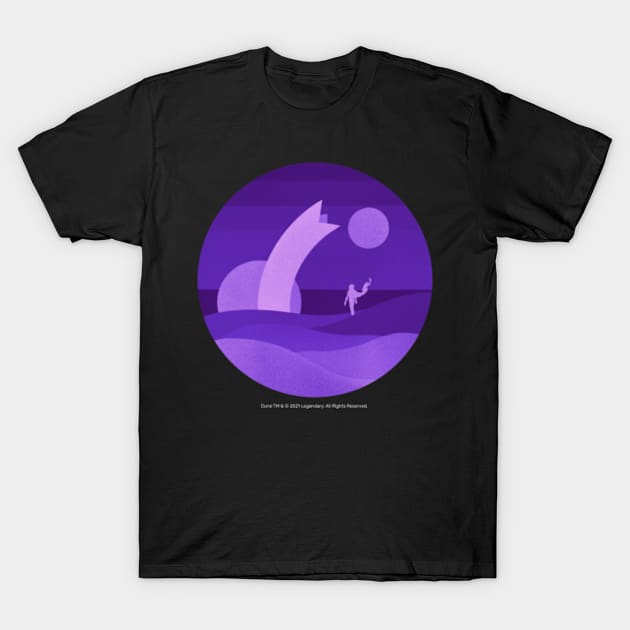 Minimalist Arrakis, Purple T-Shirt by Dream Artworks